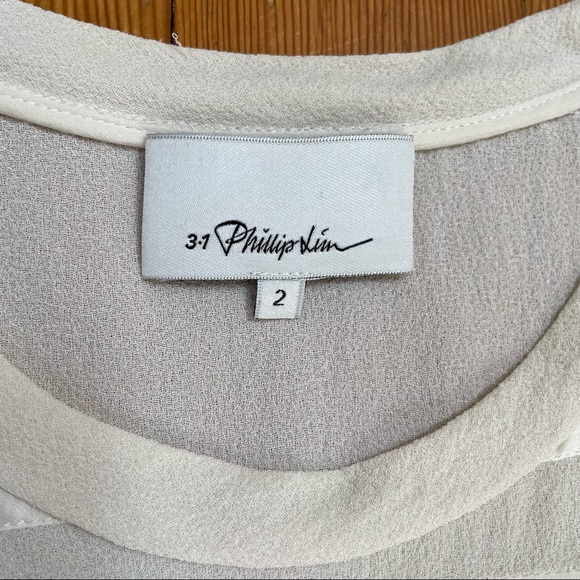 3.1 Phillip Lim cream silk tunic - Picture 8 of 14